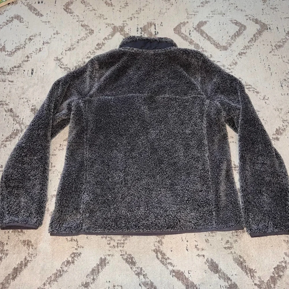 L.L. Bean Fuzzy Pullover Gray Medium - Picture 5 of 5